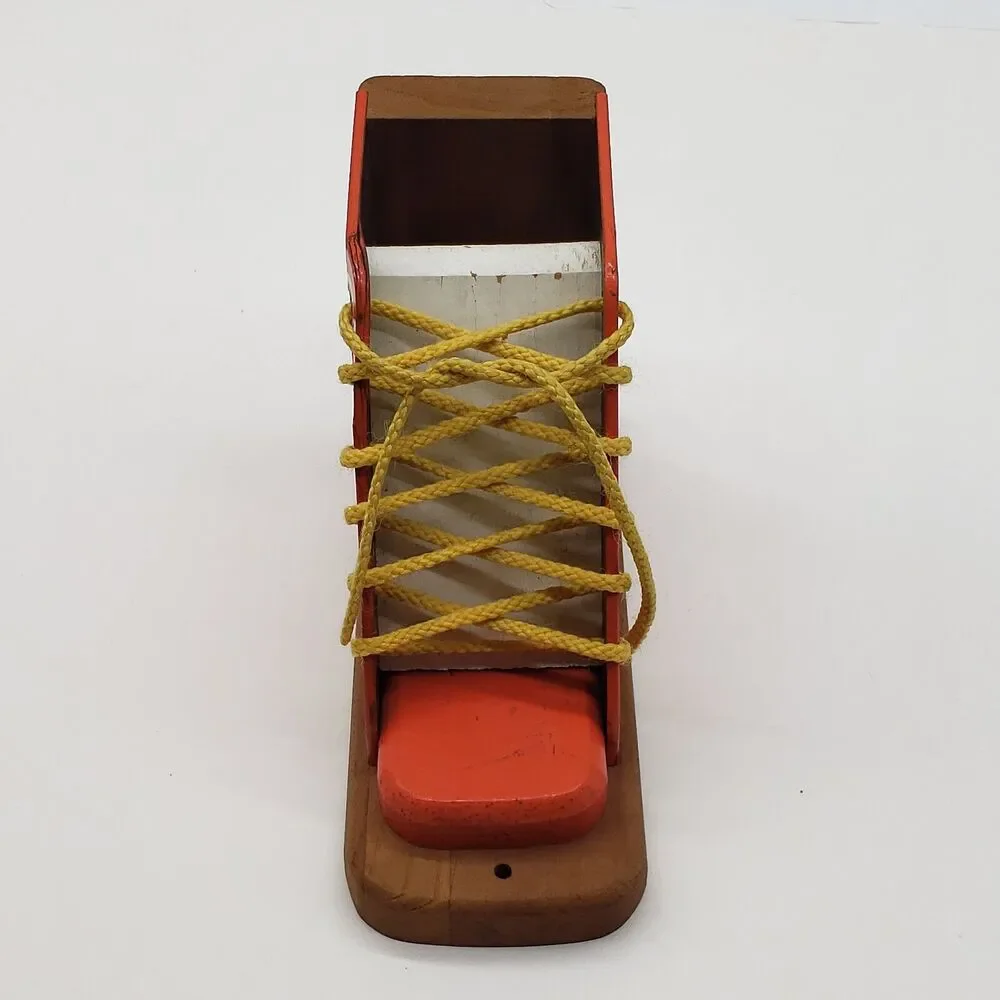 Vintage Sandberg Lace And Tie Educational Learning Shoe Laces